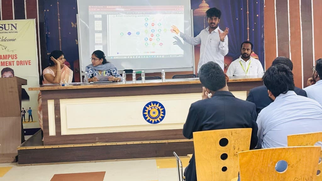 Students in a Syncpedia challenge setting
