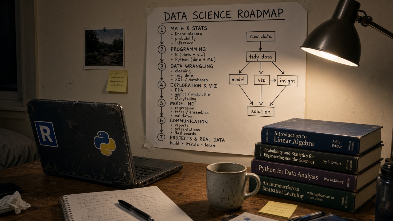 Data science roadmap after first-year engineering (India edition)